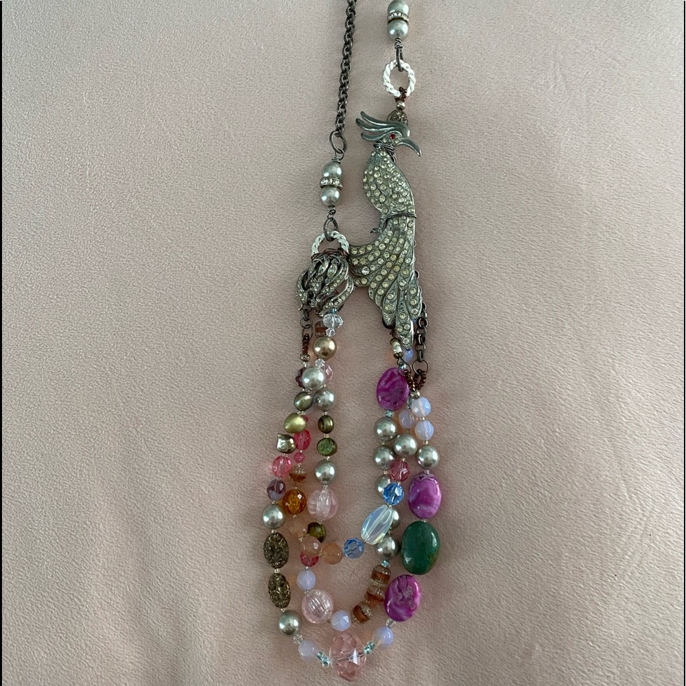 Vintage Peacock necklace